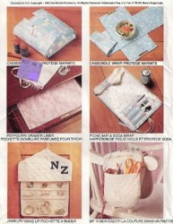 6278 MCCALLS 1 HR CASSEROLE WRAP, BAGS, TRAVEL, HOME, SEWING ROOM GIFTS PATTERN